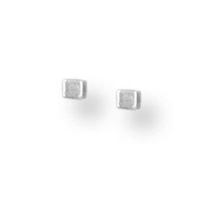 Boma Square Stud Earrings Boma Silver Jewelry