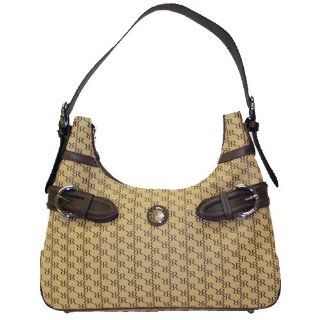 Aristo Mocha Belted Hobo by Rioni Designer Handbags