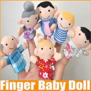  Puppets Plush Cloth Toy Baby Bed Stories Helper Doll 6 Design