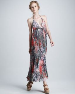 Erdem Sequined Floral Print Dress   