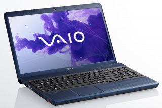 The 15.5 inch VAIO EH3 series laptop in midnight blue ( view larger ).