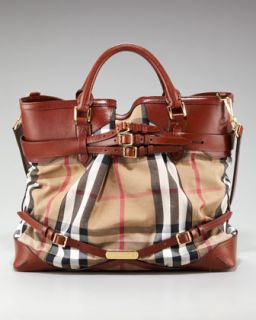 Burberry Check Tote, Large   