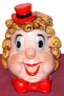 VERY RAREHARPO MARX COOKIE JAR BY REGAL CHINA 10TALL***EXCELLENT