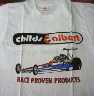 Childs Albert Addict Nitro Top Fuel Dragster Vintage T Shirt NHRA AHRA