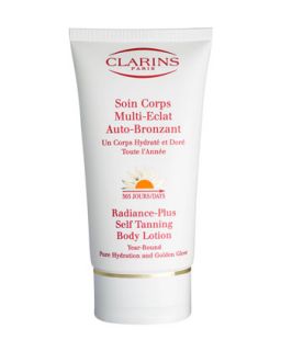 clarins radiance plus self tanning body lotion $ 42 00 clarins