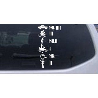 Keeping Count Funny Car Window Wall Laptop Decal Sticker    White 4