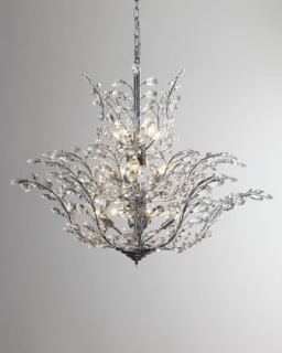 Upside Down Crystal Chandelier   