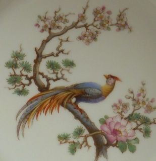 Heinrich Co German China Bird of Paradise Pattern Cup Saucer Set