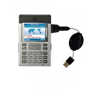 Retractable USB Cable for the Samsung SGH P300 with Power