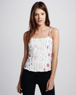 Sleeveless Lace Top  
