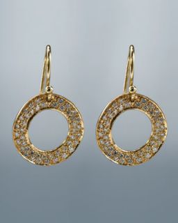 Ippolita Pave Diamond Circle Earrings   