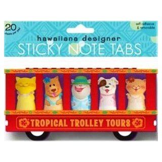 Hawaiian Sticky Note Memo Tabs Tropical Trolley Tours