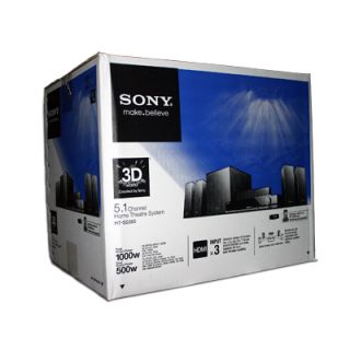 NEW Sony HT SS380 5 1 Audio Home Theater Stereo System 3D Blu ray Disc
