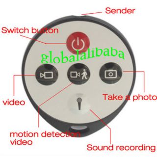 Spy Clock Security Hidden DVR Camera Motion Detector DV with Remote