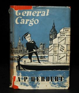 1939 A P HERBERT General Cargo ESSAYS D/J First