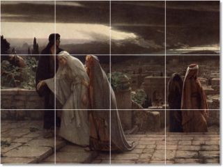 XL Herbert Gustave Schmalz Religious Painting Backsplash Tile