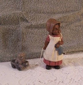 HOLCOMB 1987 BONNIE GOD IS LOVE #132 GIRL WITH DOLL WALKING DOG IN