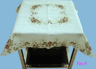 Variety Hand Embroidery Flora Table Topper Cloth 50 Off