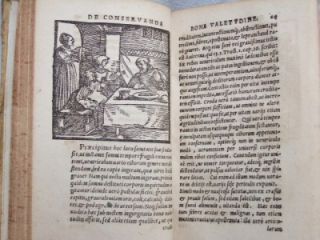 1559 RARE Illustrated Regimen Sanitatis Early Health Medicine Classic