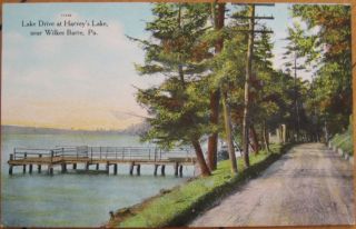 1910 Postcard Harveys Lake Wilkes Barre Pennsylvania