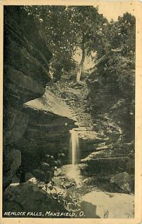 Oh Mansfield Hemlock Falls mailed 1917 Early T27417