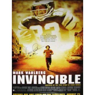 Vince Papale Signed Full Size Invincible Movie Poster