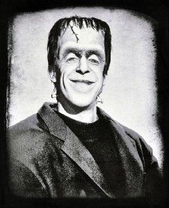 Herman Munster Mens T Shirt Goth Horror Monster Vampir