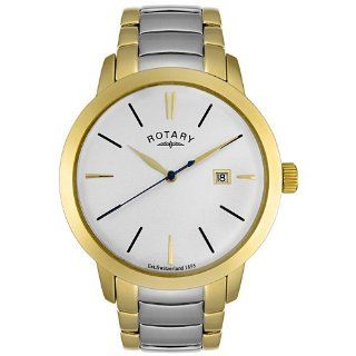 Rotary Mens GB02487/06 Kensington Collection Two Tone Stainless Steel