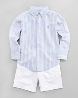 Z0UDG Ralph Lauren Childrenswear Blake Poplin Shirt, Sizes 8 10