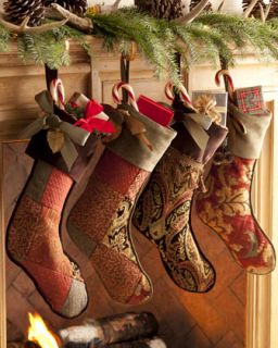 Monogram Initial Christmas Stockings   