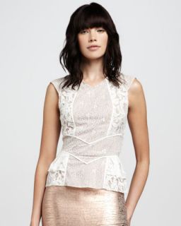 Johnny Was Collection Melinda Lace Tunic, Womens   