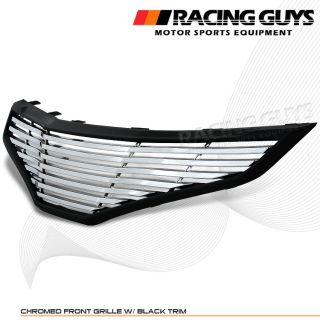 09 10 Honda Fit Chrome Black Billet Look Grille Grill New JDM Style