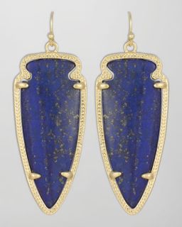 skylar arrow earrings lapis $ 65