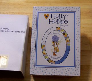 Holly Hobbie Marie Osmond Greeting Card Doll American Greetings New In
