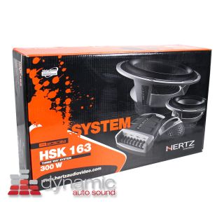 Hertz HSK 163 6 1 2 Hi Energy Series 3 Way Car Audio Component