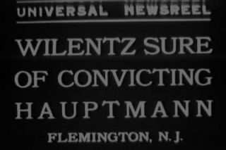 1935 Lindbergh Baby Kidnapping Hauptmann Trial Case DVD