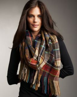 MARC by Marc Jacobs Metallic Mad Plaid Scarf   