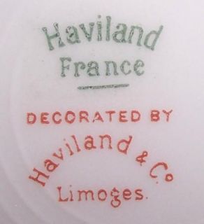 VINTAGE HAVILAND LIMOGES AUTUMN LEAF SALAD PLATE 8 5/8 (5 AVAIL) EX