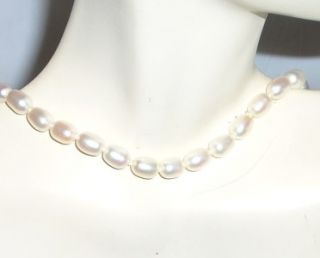 Honora Sterling Silver Pearl Necklace Gorgeous Moonbeam Glow