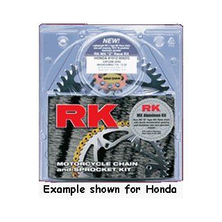 RK Racing Chain 3076 000W Steel Rear Sprocket and O Ring Chain Kit