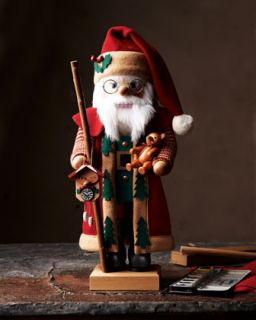 Patience Brewster Candlelight Santa Ornament   
