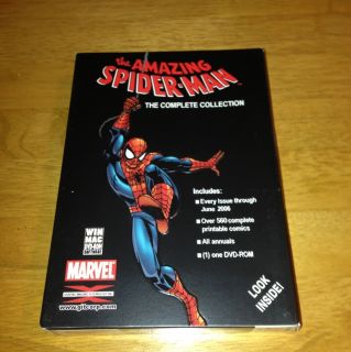 Amazing Spider Man Comics Complete Collection DVD ROM Marvel Used