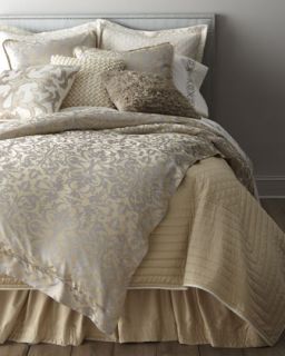 3802 Lili Alessandra Champagne/Silver Jackie Bed Linens