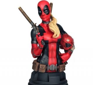 LADY DEADPOOL MINI BUST   NIB   651 OUT OF 1200   GENTLE GIANT LIMITED
