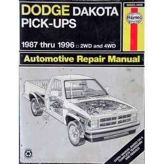 1987 1996 Haynes Repair Manual   Dodge Dakota Pick up