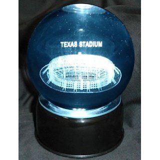 Dallas Cowboys Texas Stadium Laser Etched Crystal Ball