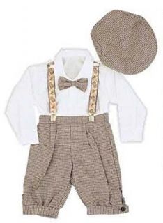 Infant & Toddler Boys Vintage Style Knickers Outfit 5 pc