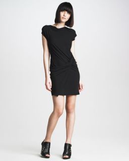 Black Draped Dress  