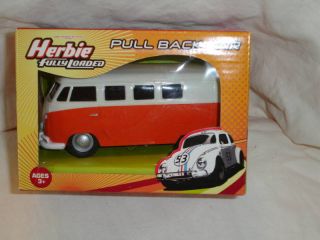 Planet Toys Herbie Fully Loaded Van Pull Back Car