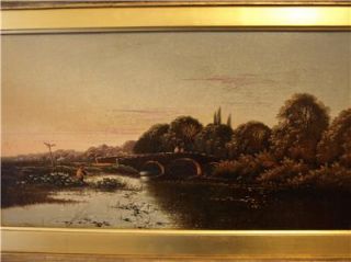FineSunset oil painting by Edwin Henry Boddington 1836 1905
